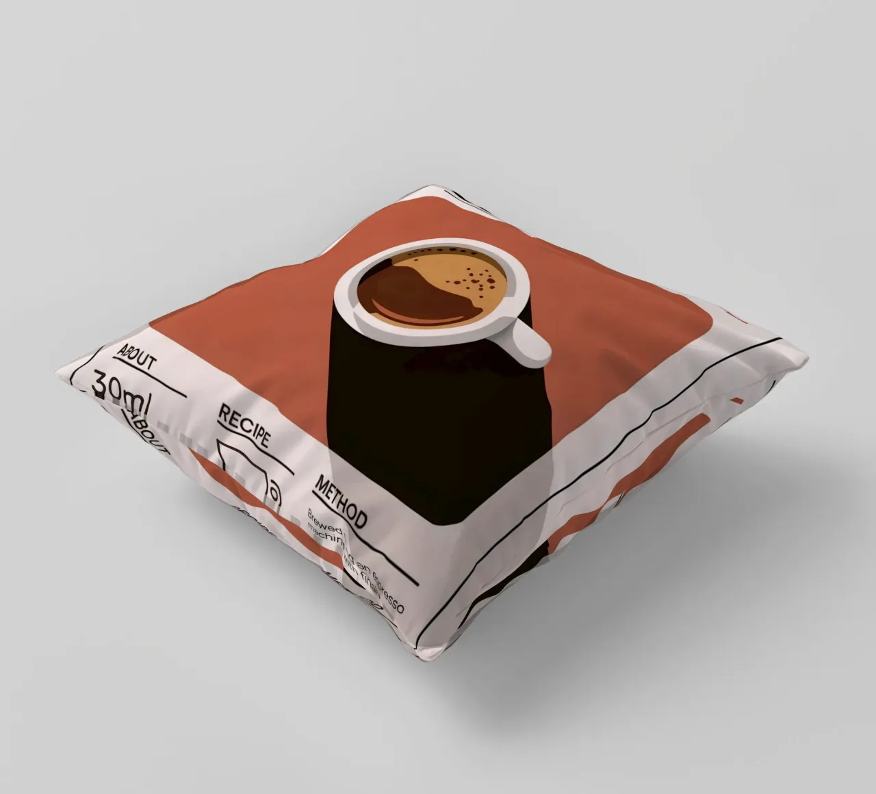 ESPRESSO cuscino da Rick Thompson
