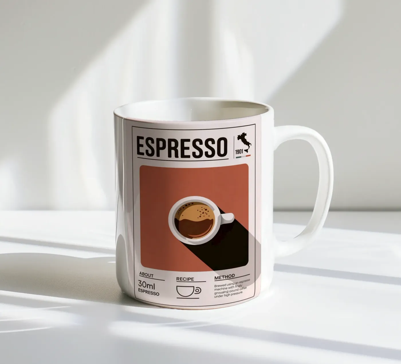 ESPRESSO tazza in ceramica da Rick Thompson