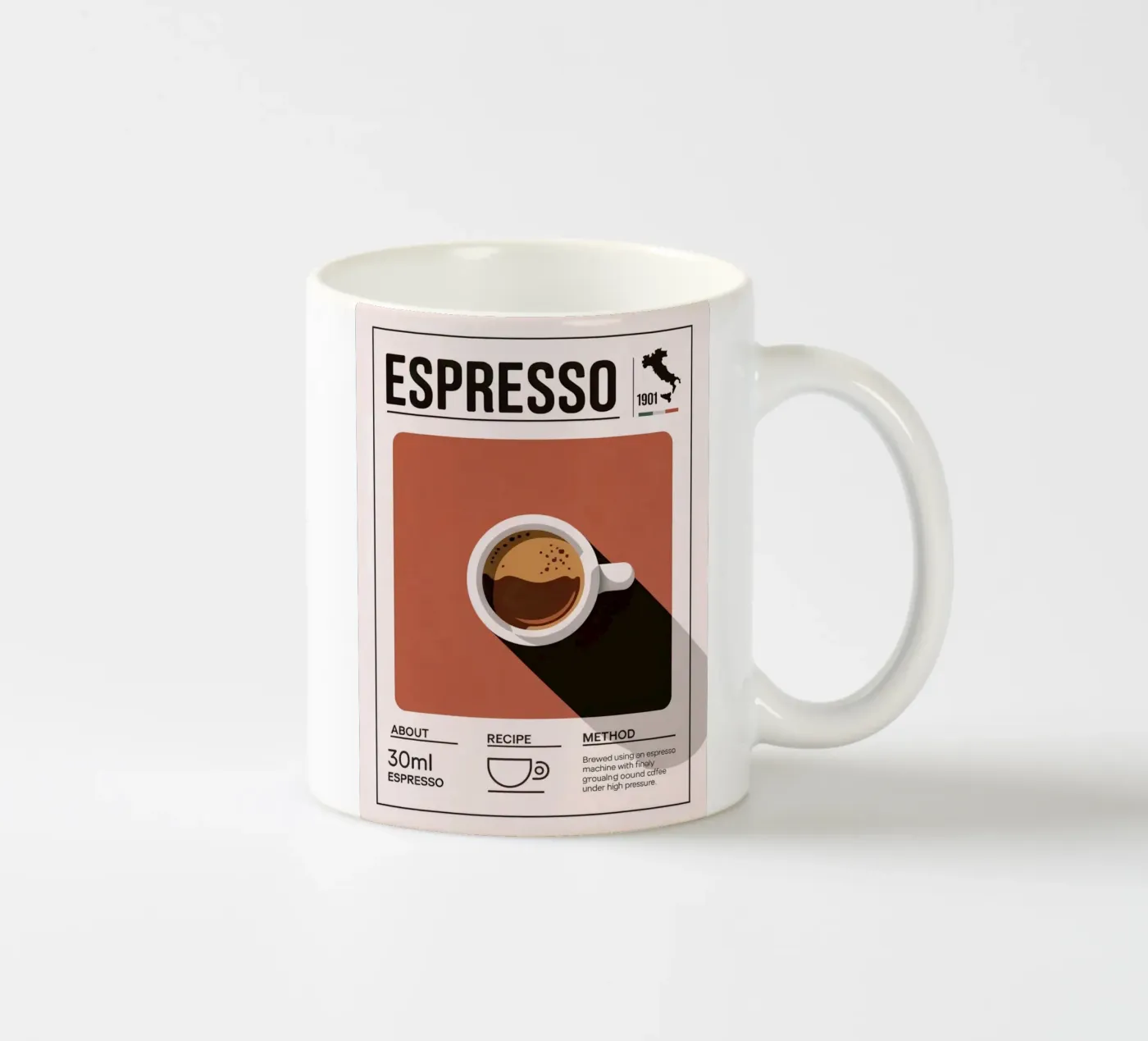 ESPRESSO tazza in ceramica da Rick Thompson