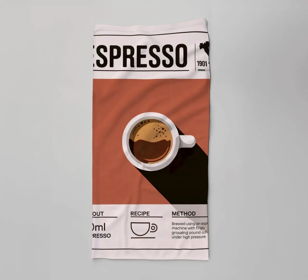 ESPRESSO asciugamano da bagno da Rick Thompson