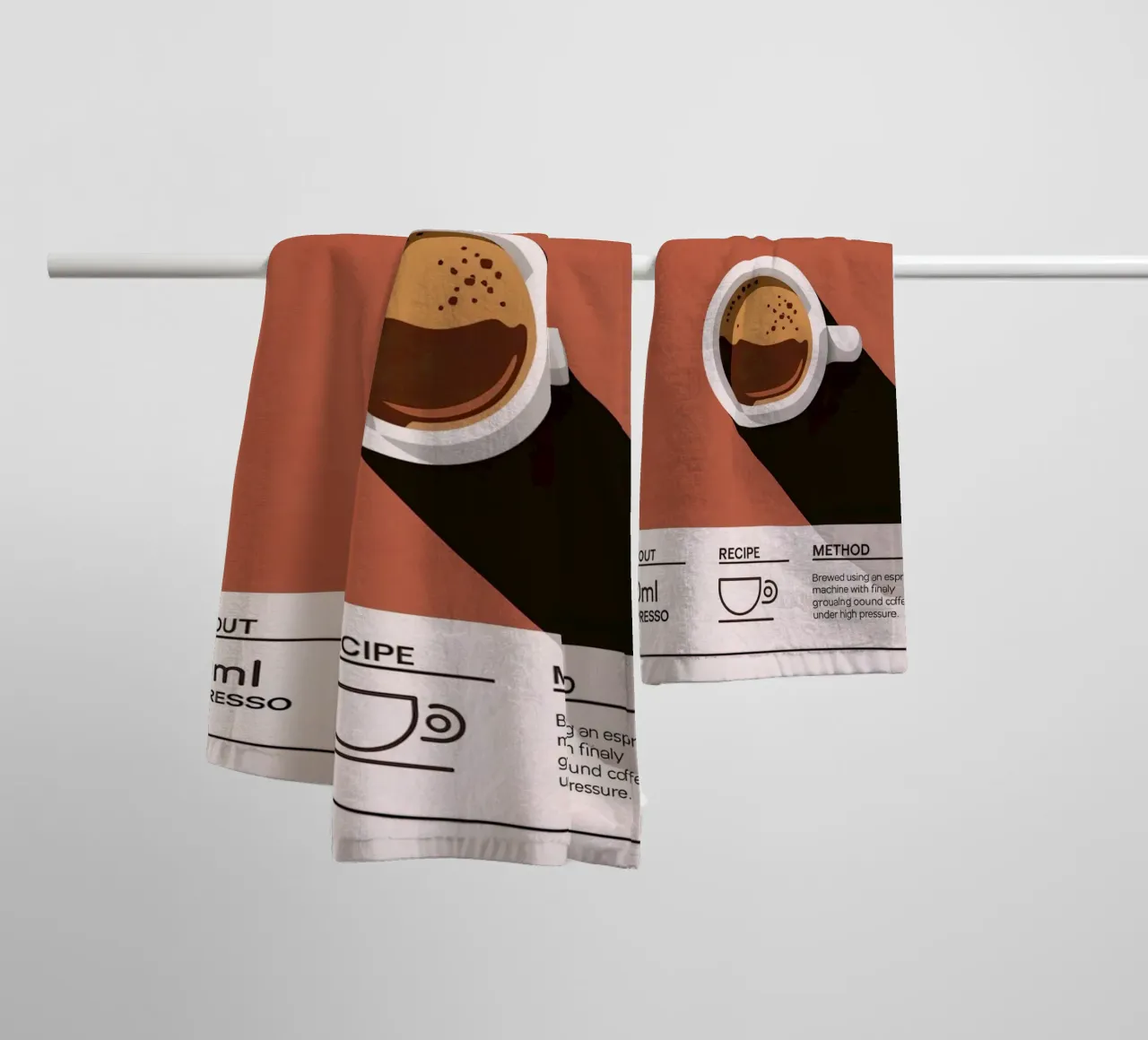 ESPRESSO asciugamano da bagno da Rick Thompson