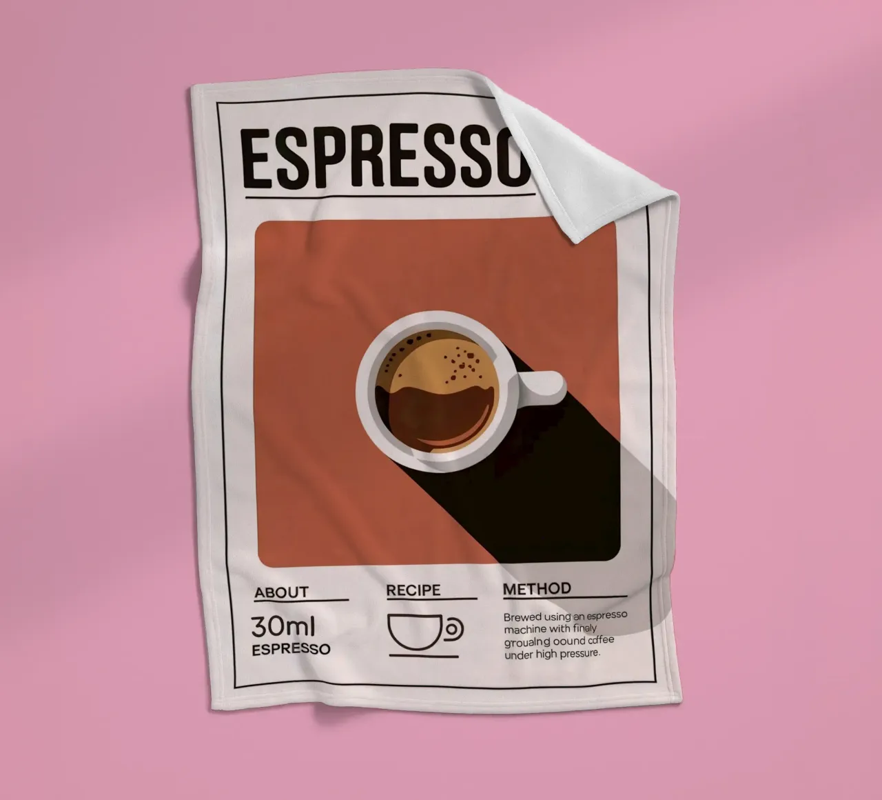 ESPRESSO coperta in pile da Rick Thompson