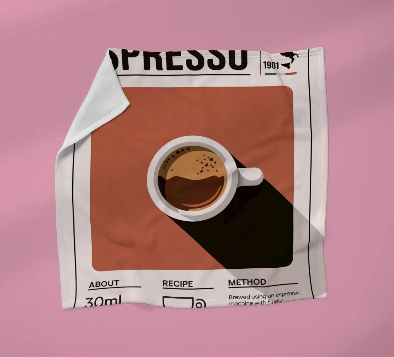 ESPRESSO coperta in pile da Rick Thompson