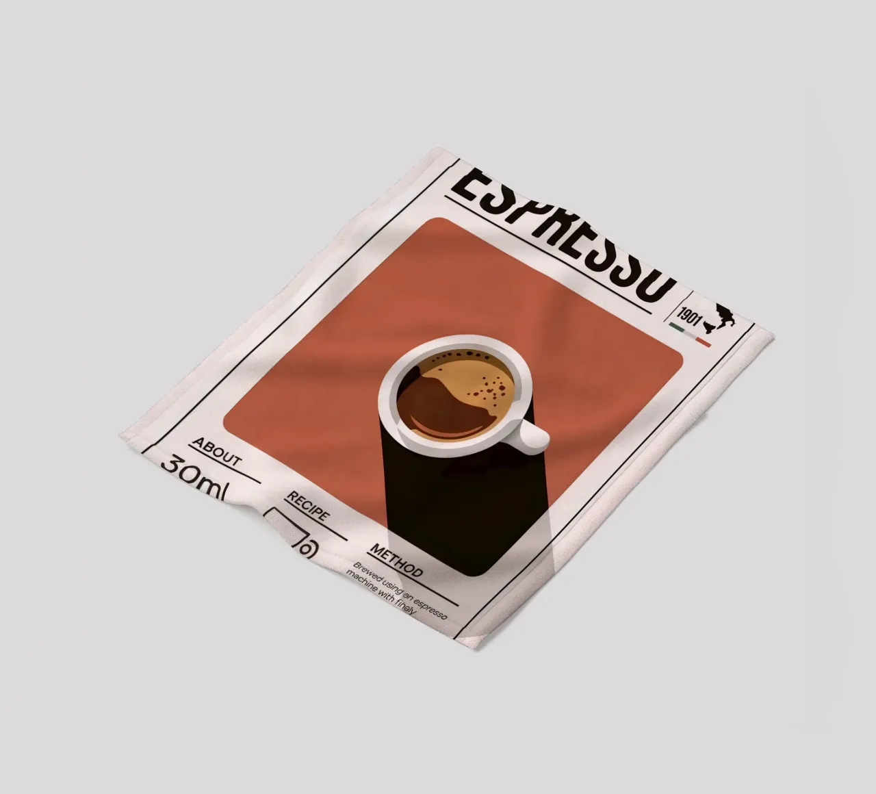 ESPRESSO coperta in pile da Rick Thompson