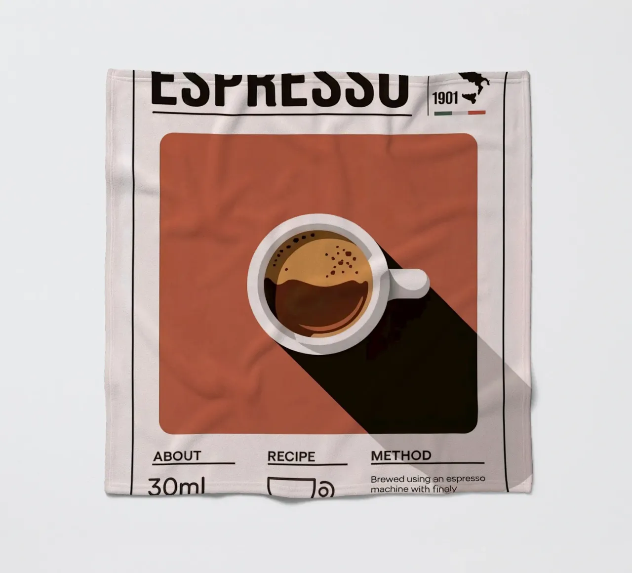 ESPRESSO coperta in pile da Rick Thompson