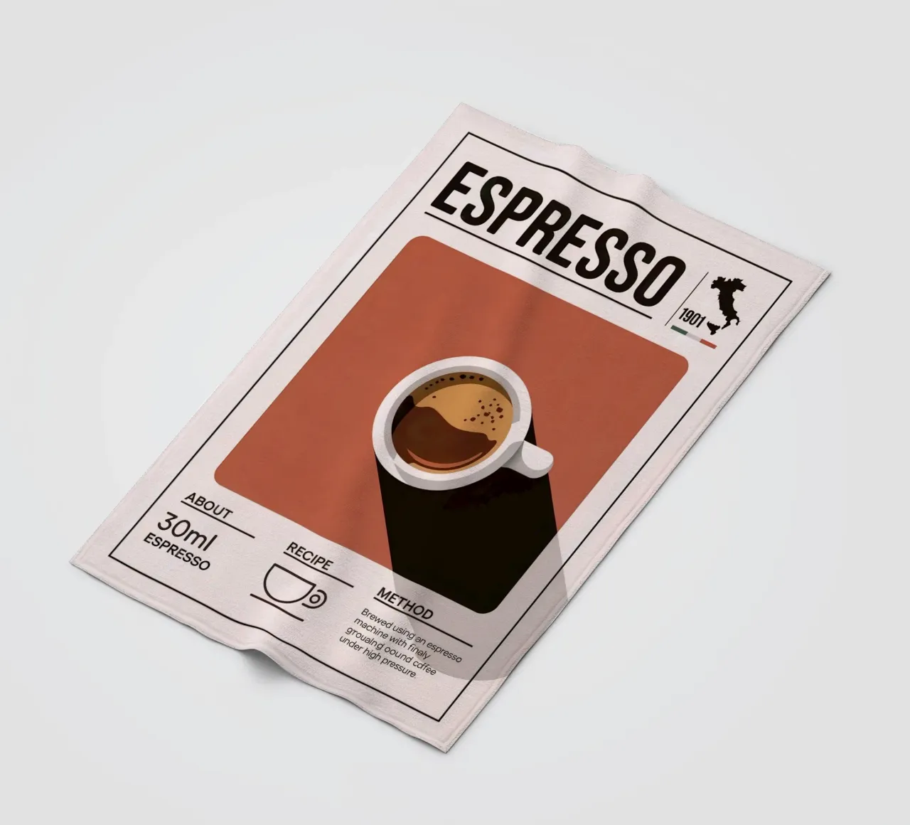 ESPRESSO coperta in pile da Rick Thompson