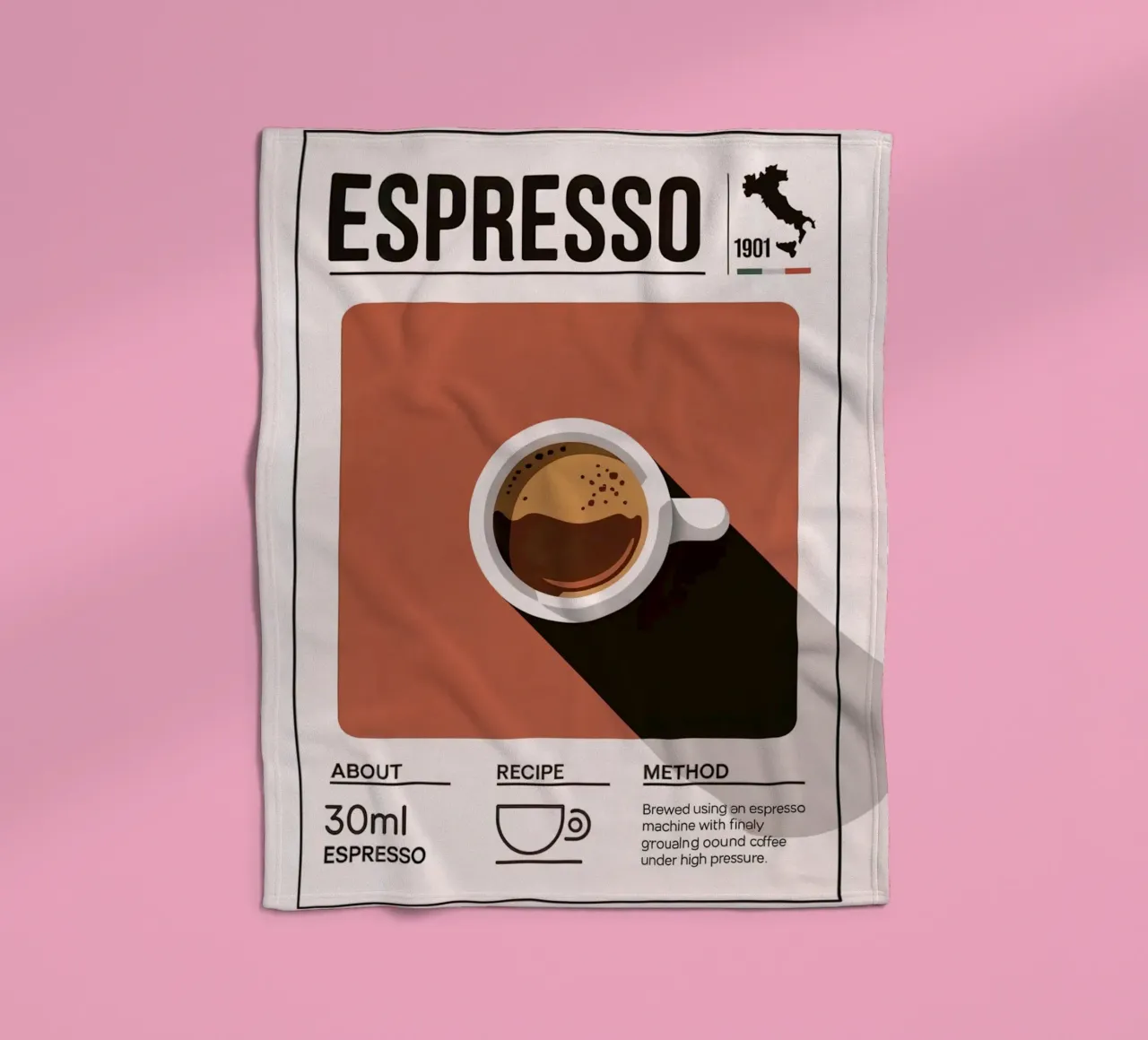 ESPRESSO coperta in pile da Rick Thompson