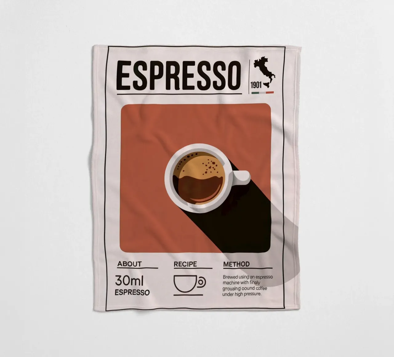 ESPRESSO coperta in pile da Rick Thompson