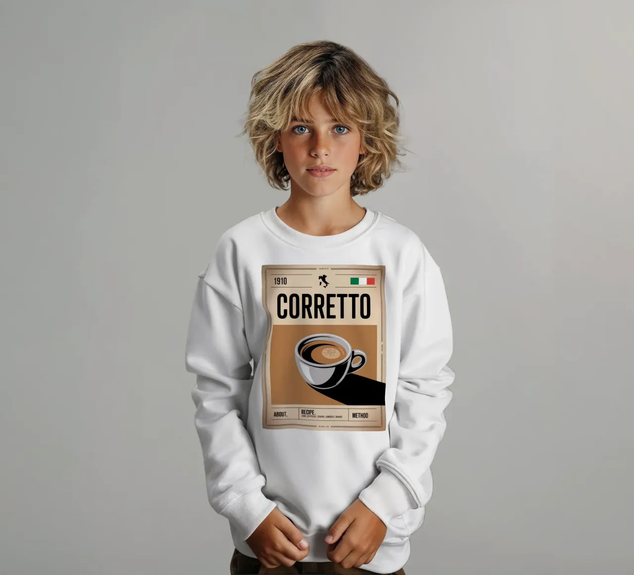CORRETTO felpa bambino da Rick Thompson