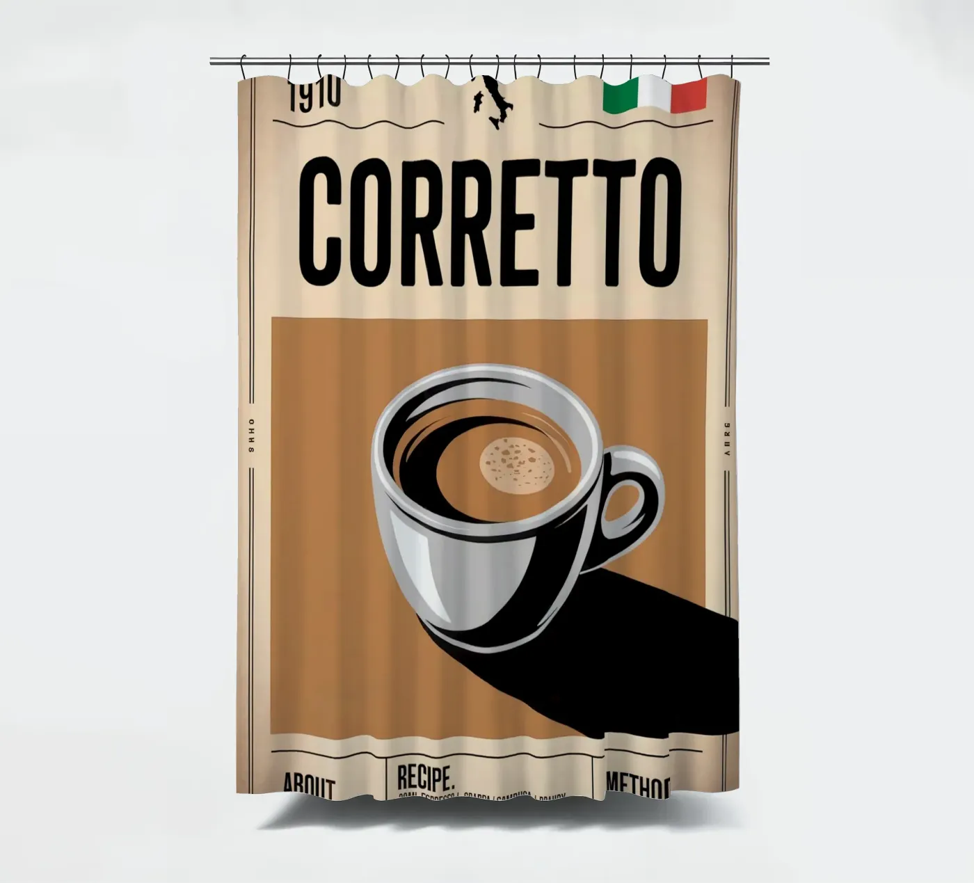 CORRECT Duschvorhang von Rick Thompson