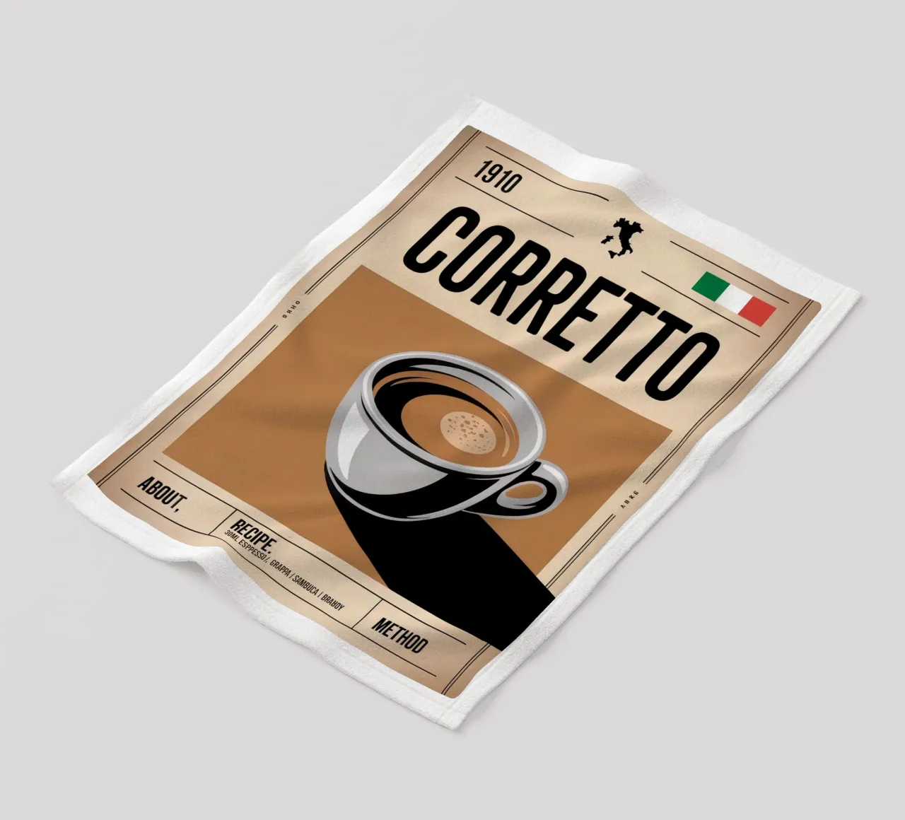 CORRETTO coperta in pile da Rick Thompson