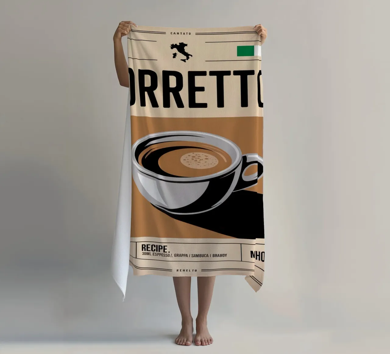 CORRETTO telo mare da Rick Thompson