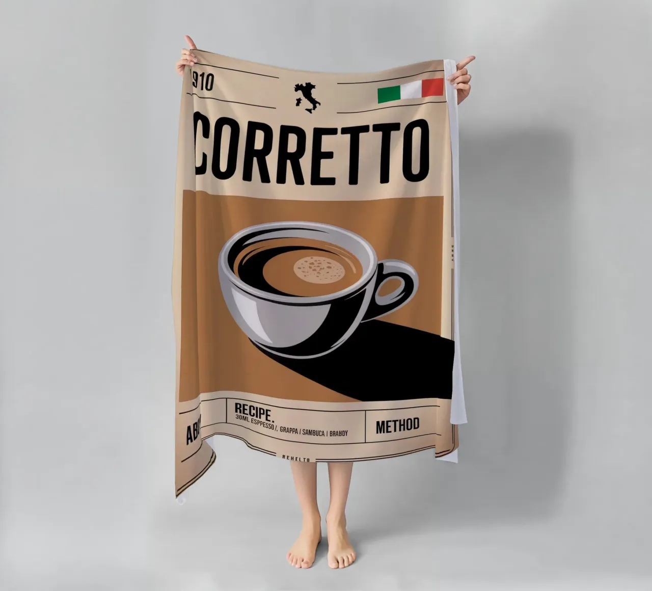 CORRETTO telo mare da Rick Thompson