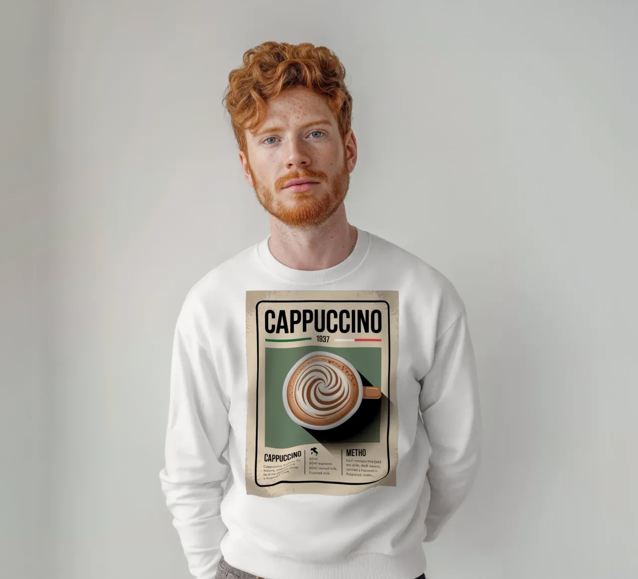 CAPPUCCINO felpa da Rick Thompson