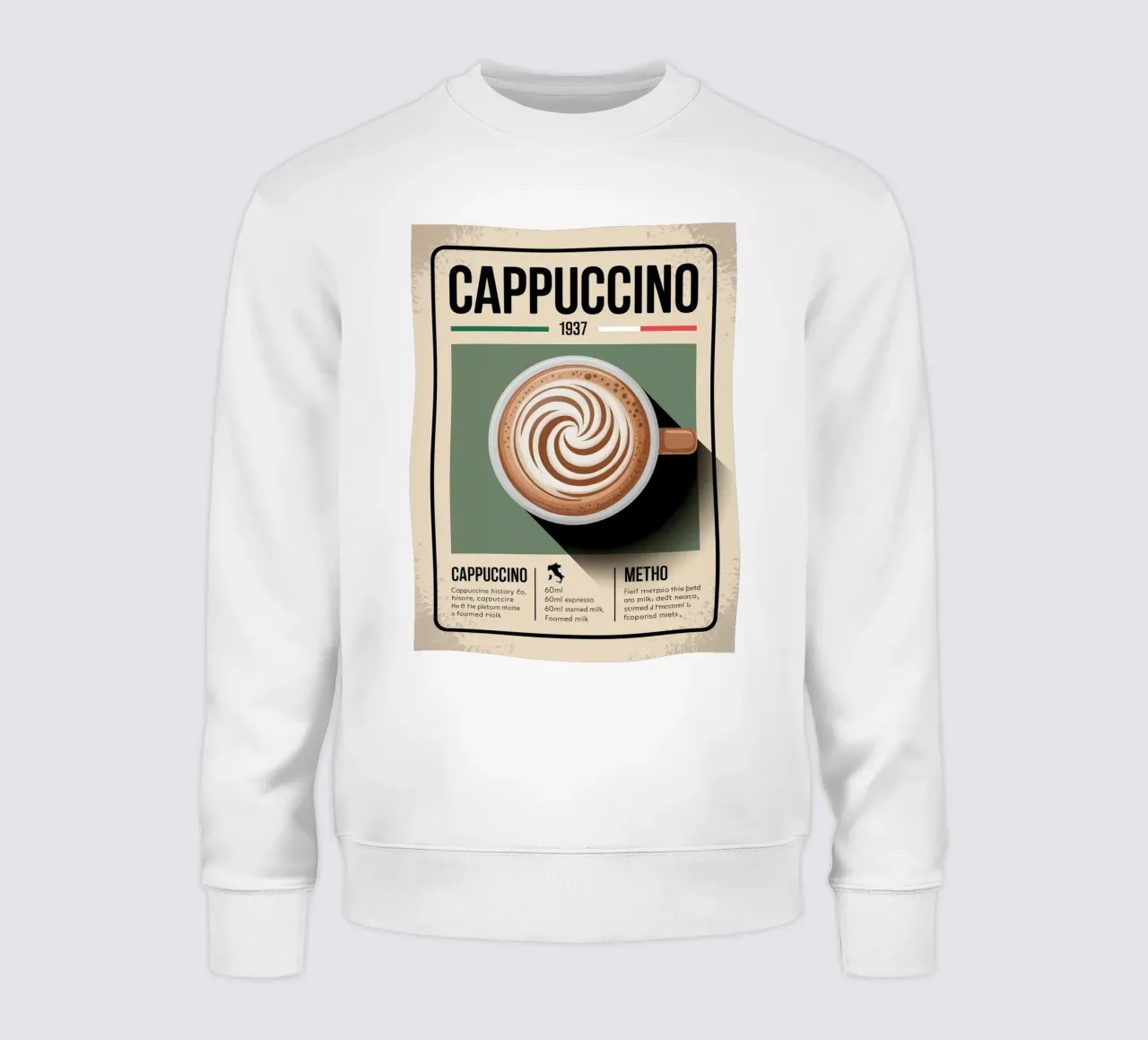 CAPPUCCINO felpa da Rick Thompson