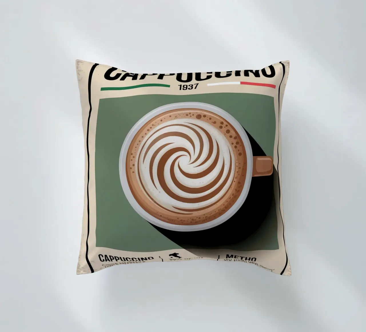 CAPPUCCINO cuscino da Rick Thompson