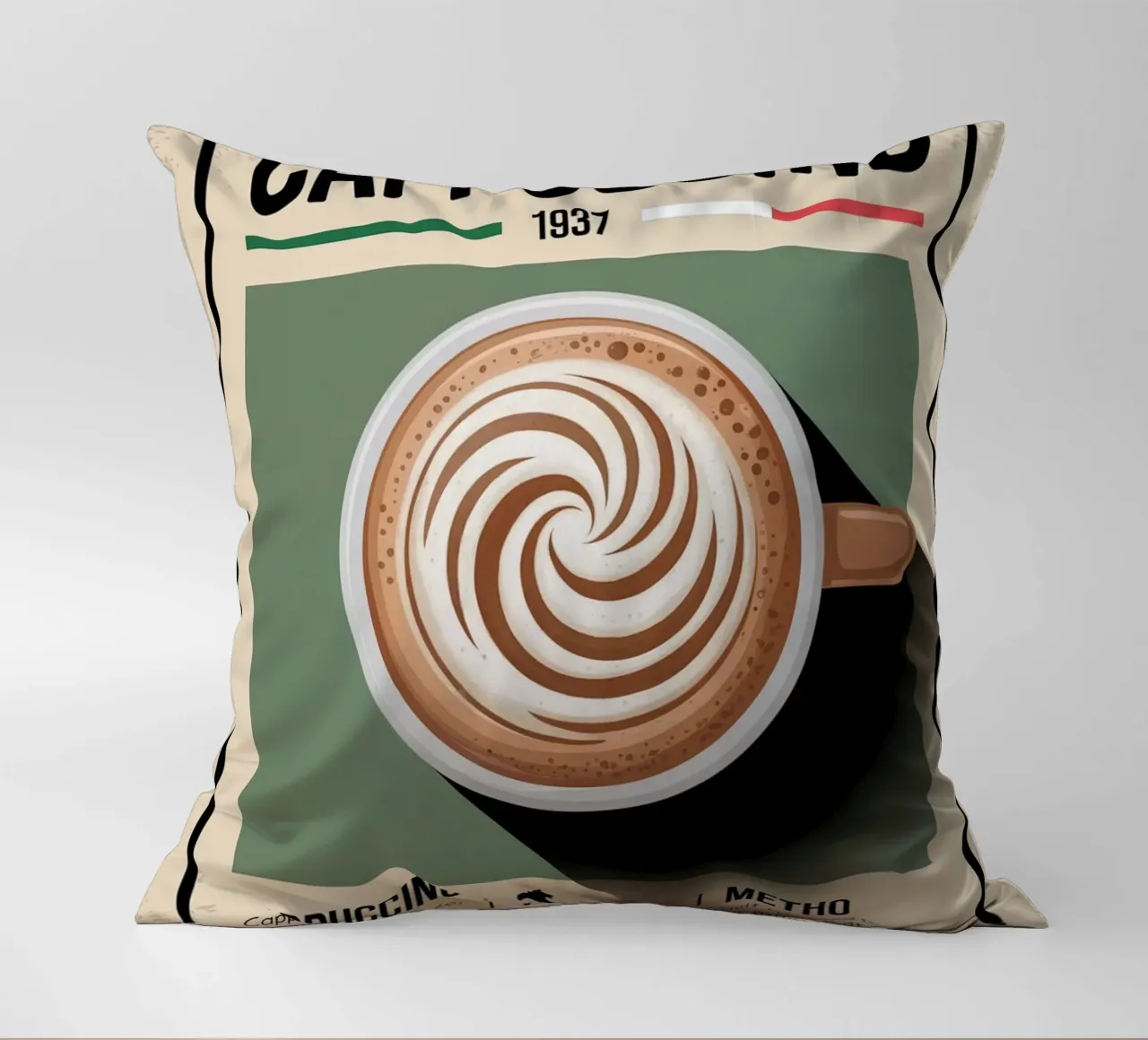 CAPPUCCINO cuscino da Rick Thompson