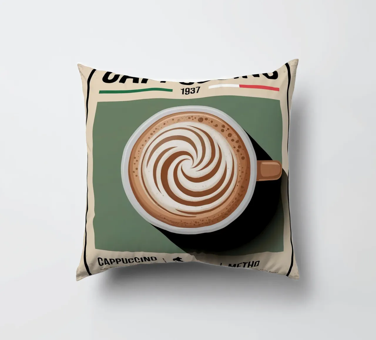 CAPPUCCINO cuscino da Rick Thompson
