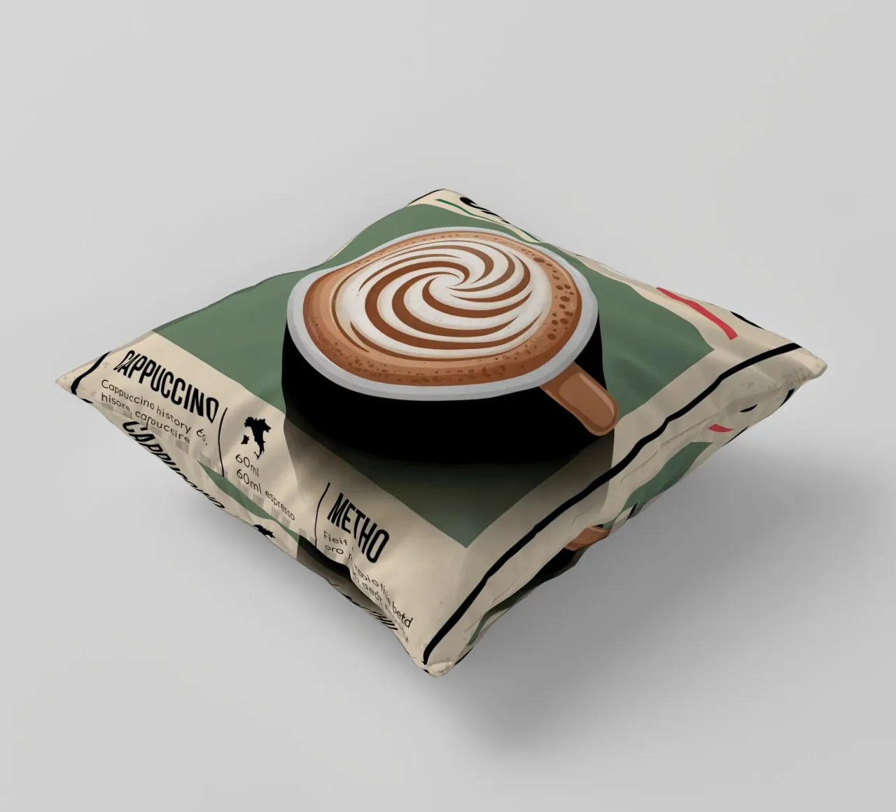 CAPPUCCINO cuscino da Rick Thompson
