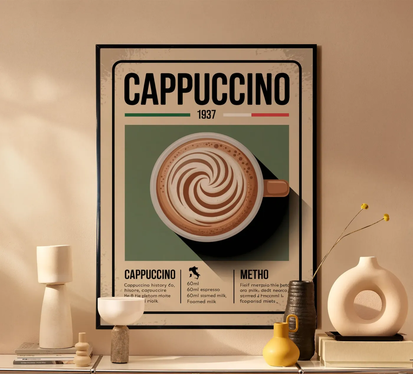 CAPPUCCINO poster da Rick Thompson
