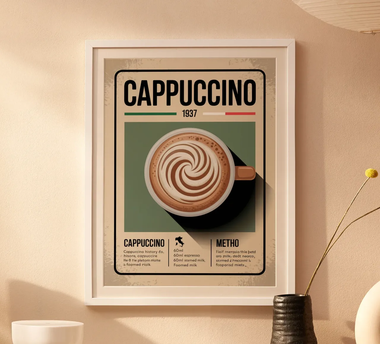 CAPPUCCINO poster da Rick Thompson