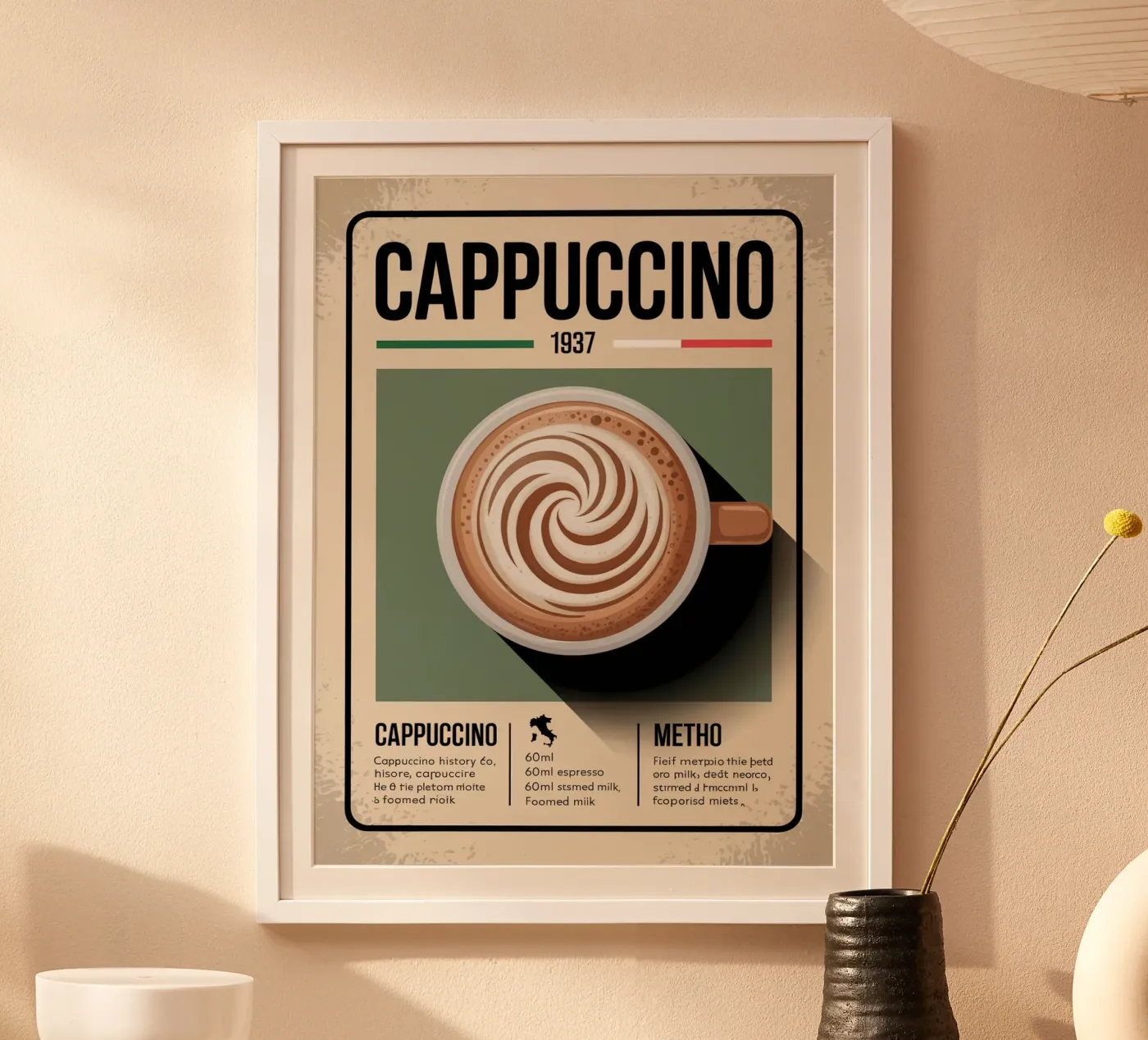 CAPPUCCINO poster da Rick Thompson