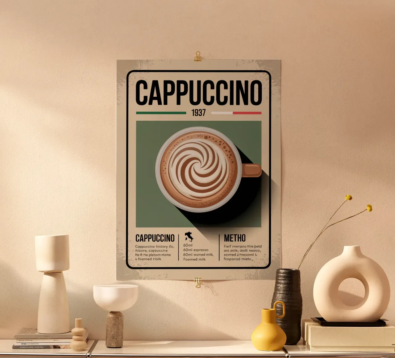 CAPPUCCINO poster da Rick Thompson