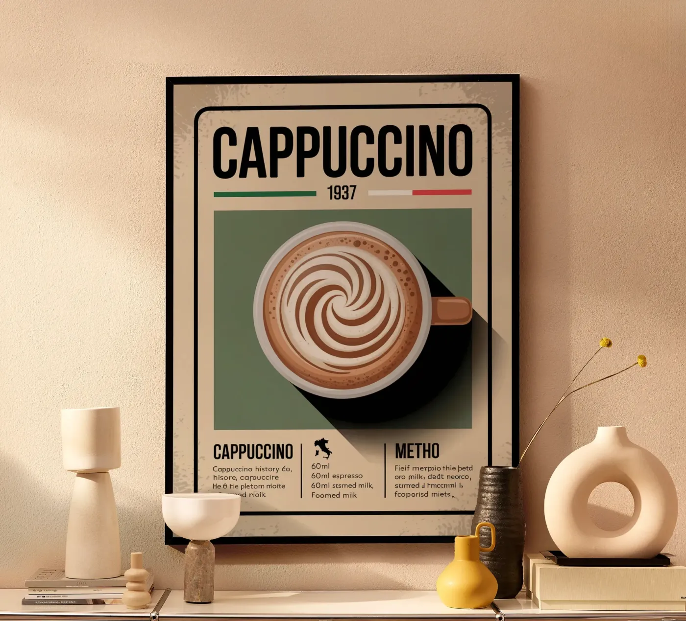 CAPPUCCINO poster da Rick Thompson