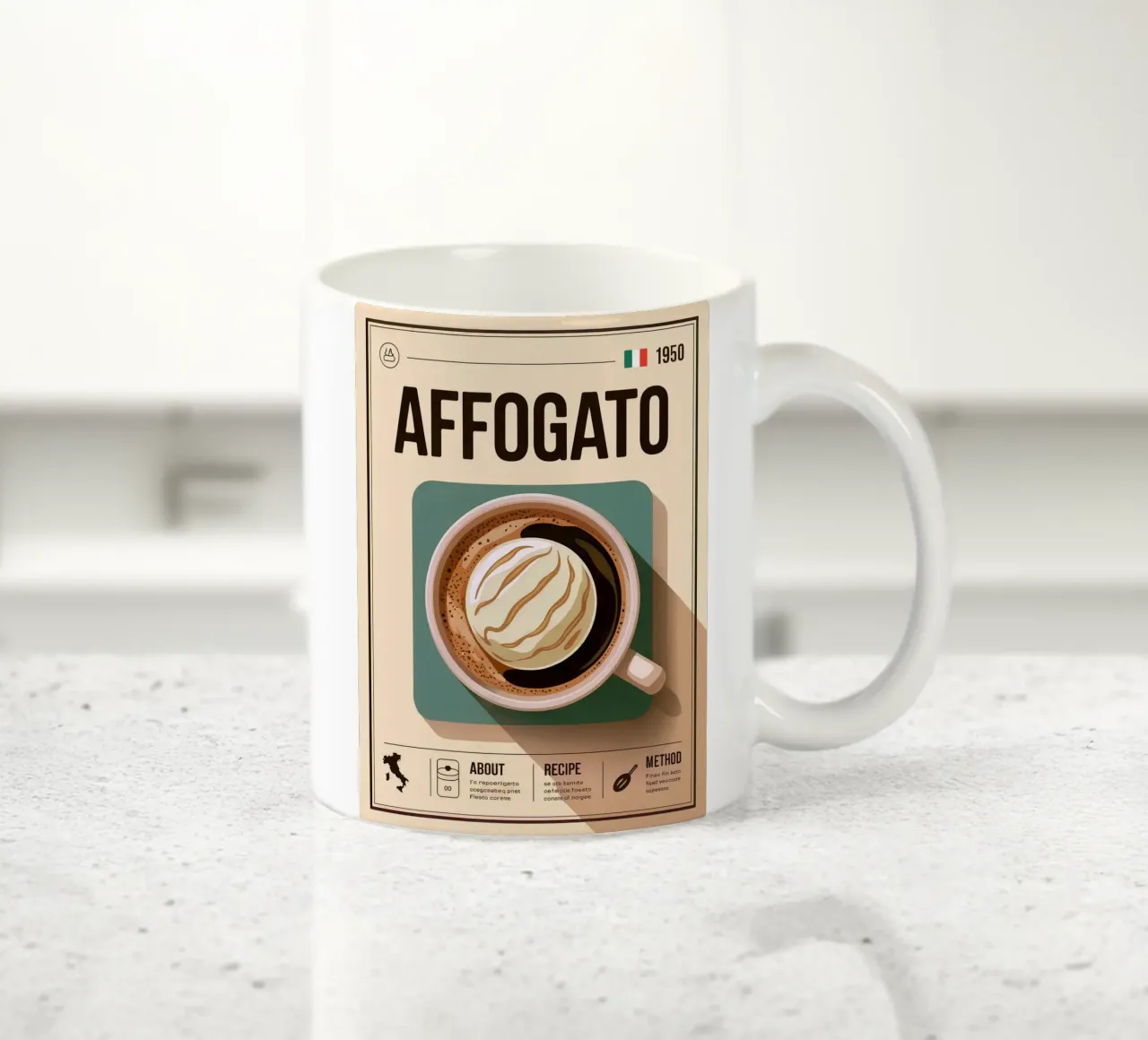 AFFOGATO tazza in ceramica da Rick Thompson