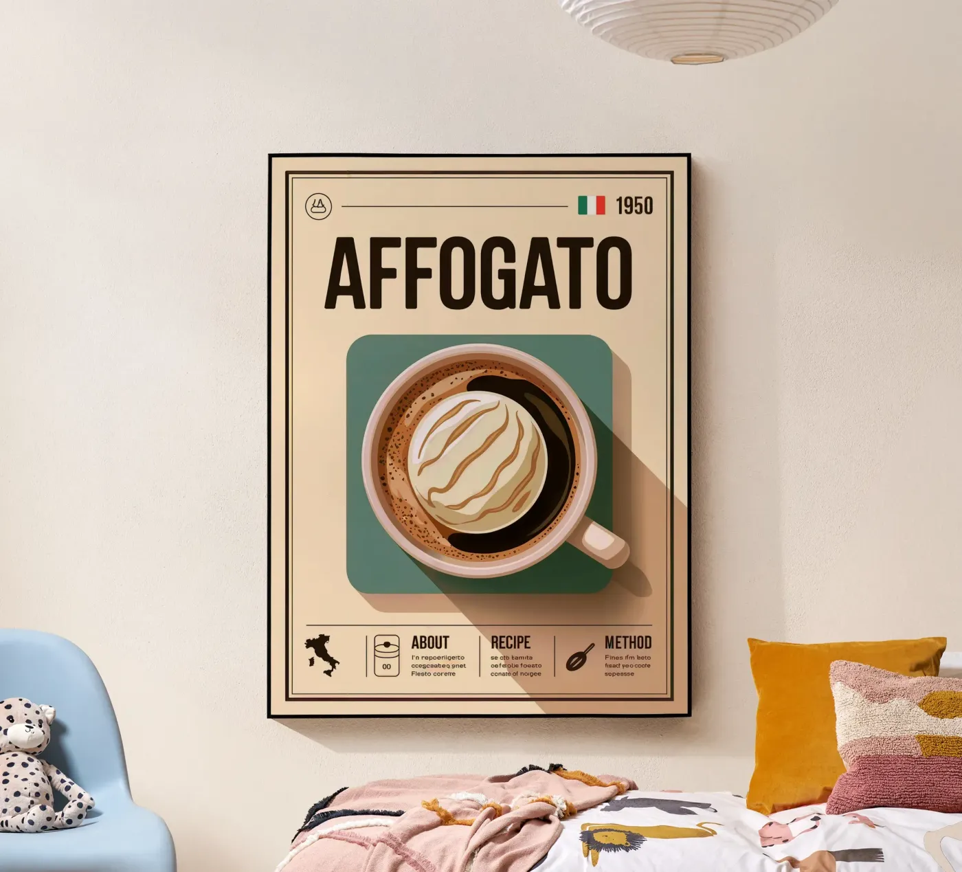 AFFOGATO acryl van Rick Thompson