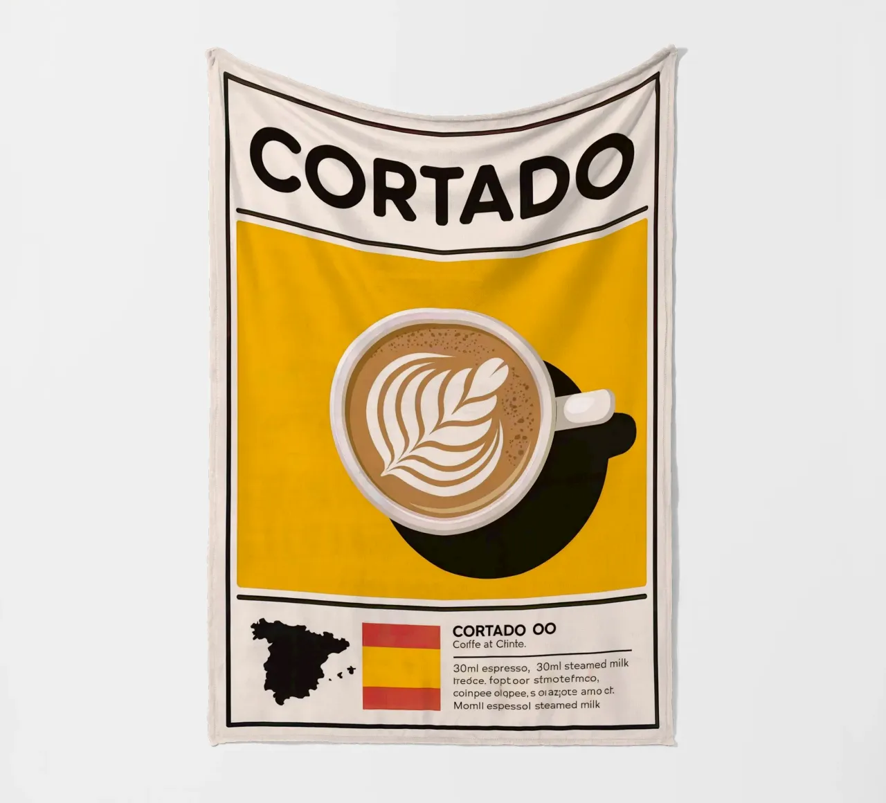 CORTADO coperta in pile da Rick Thompson