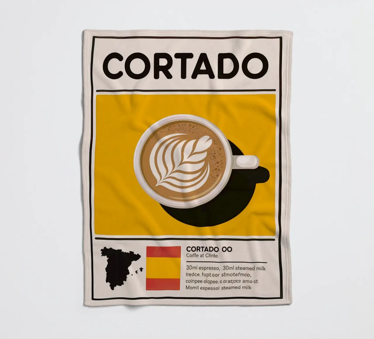CORTADO coperta in pile da Rick Thompson