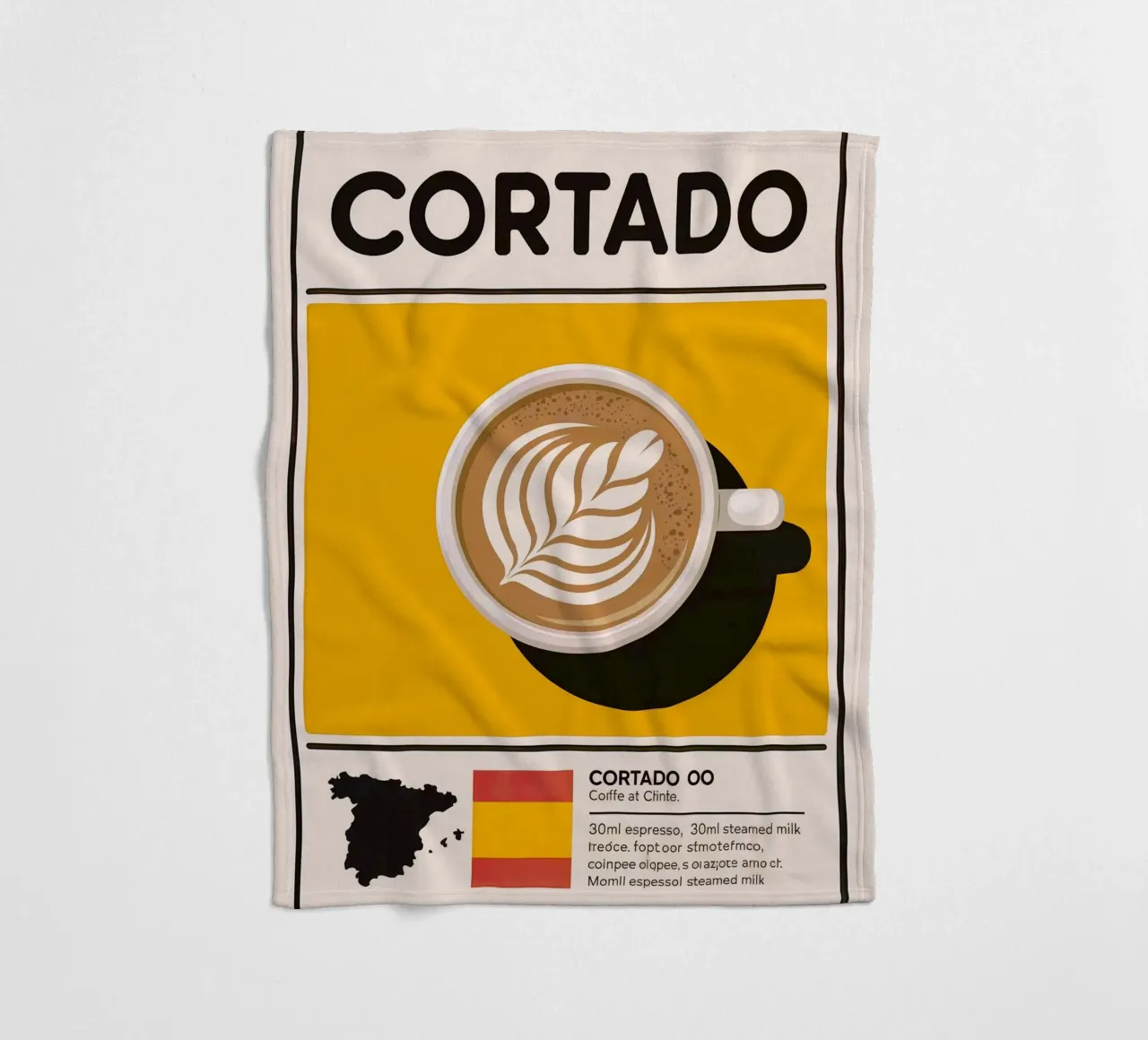 CORTADO coperta in pile da Rick Thompson