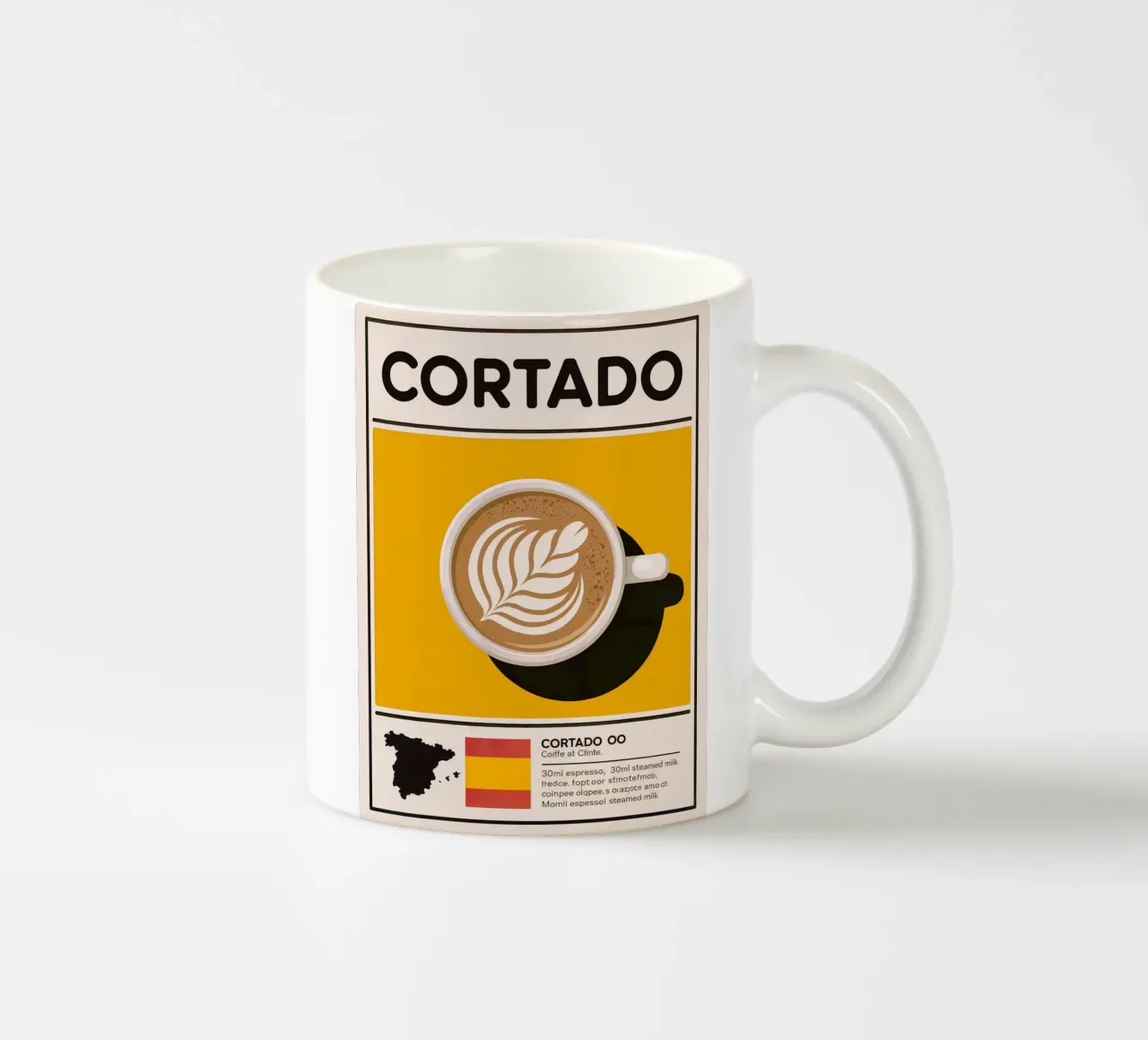 CORTADO tazza in ceramica da Rick Thompson