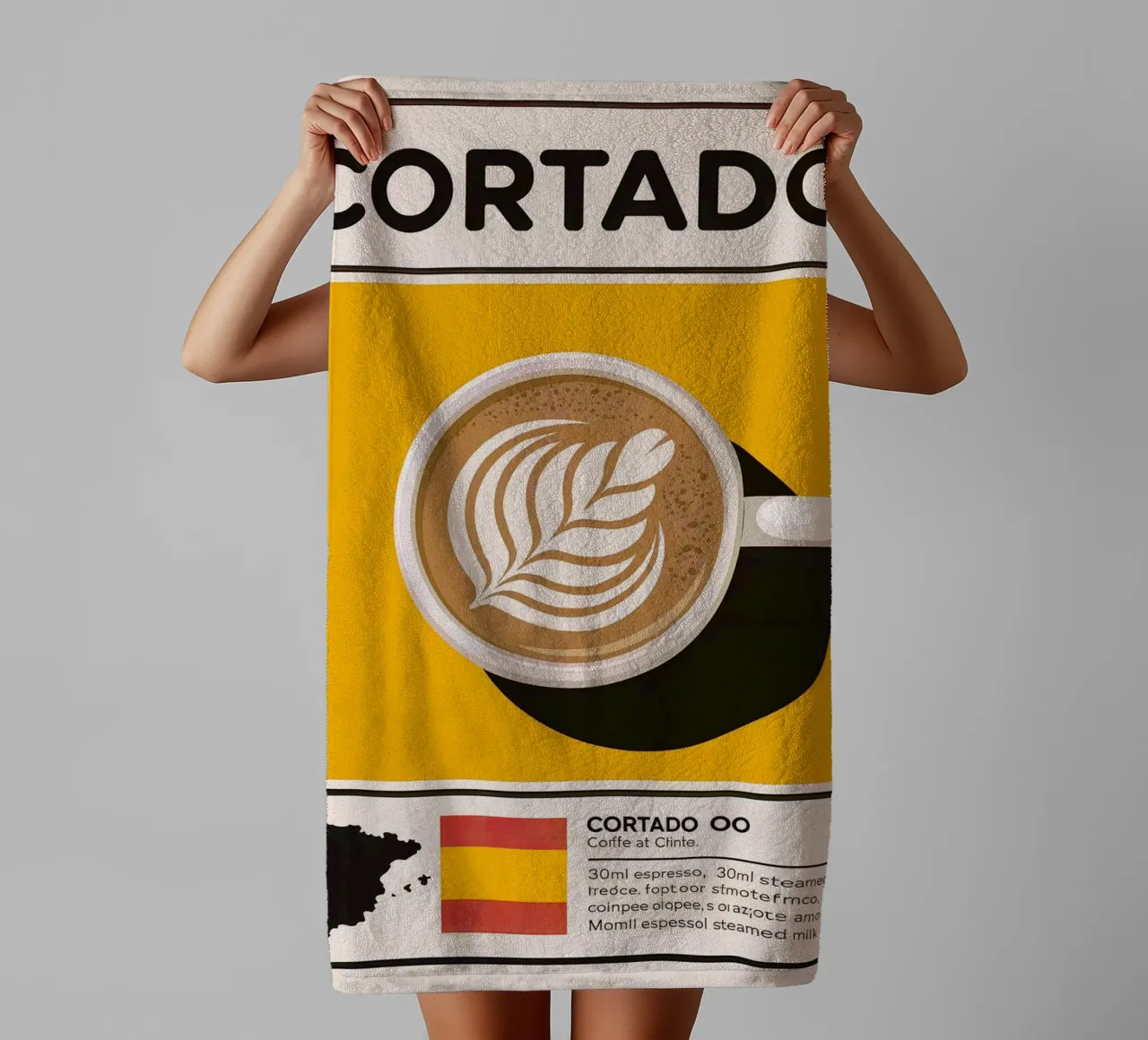 CORTADO asciugamano da bagno da Rick Thompson