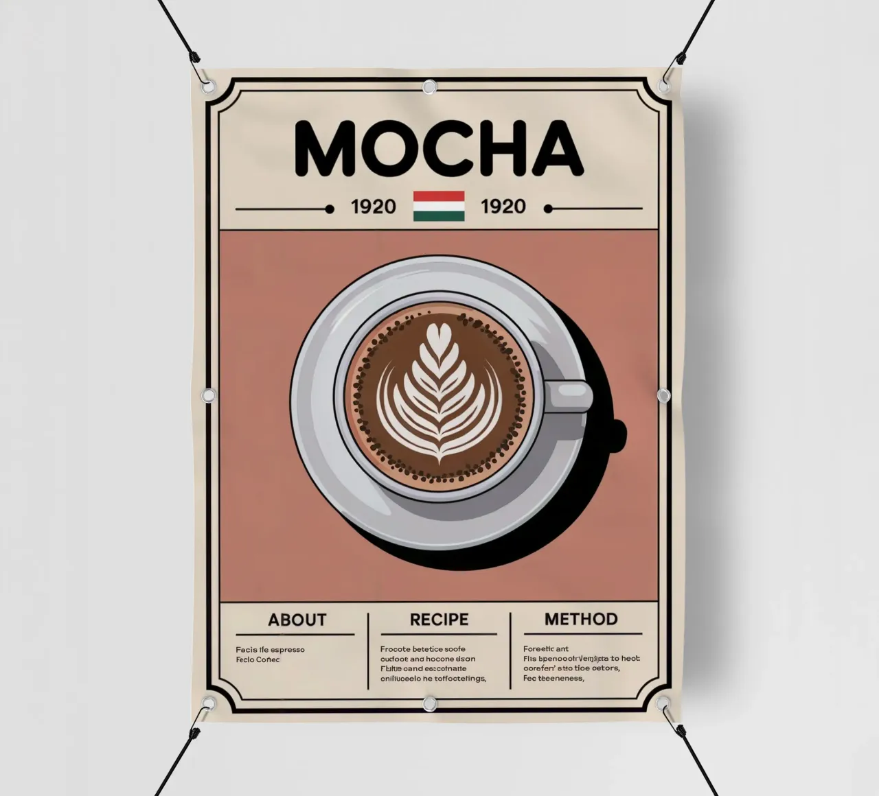MOCHA telo in pvc da Rick Thompson