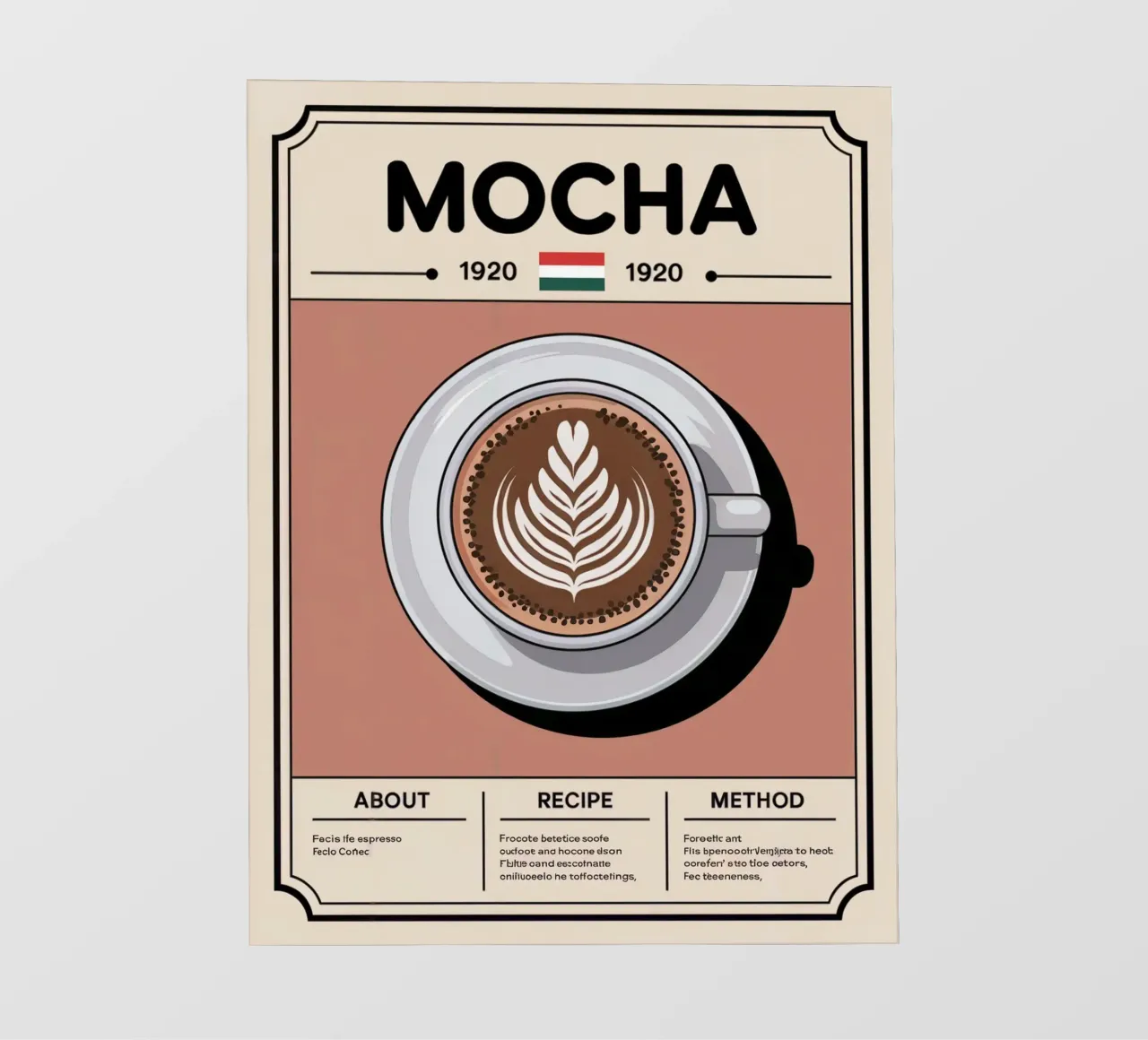 MOCHA telo in pvc da Rick Thompson