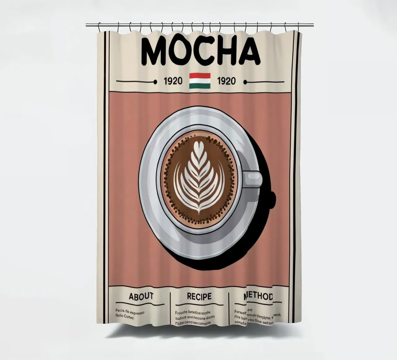 MOCHA tenda da doccia da Rick Thompson