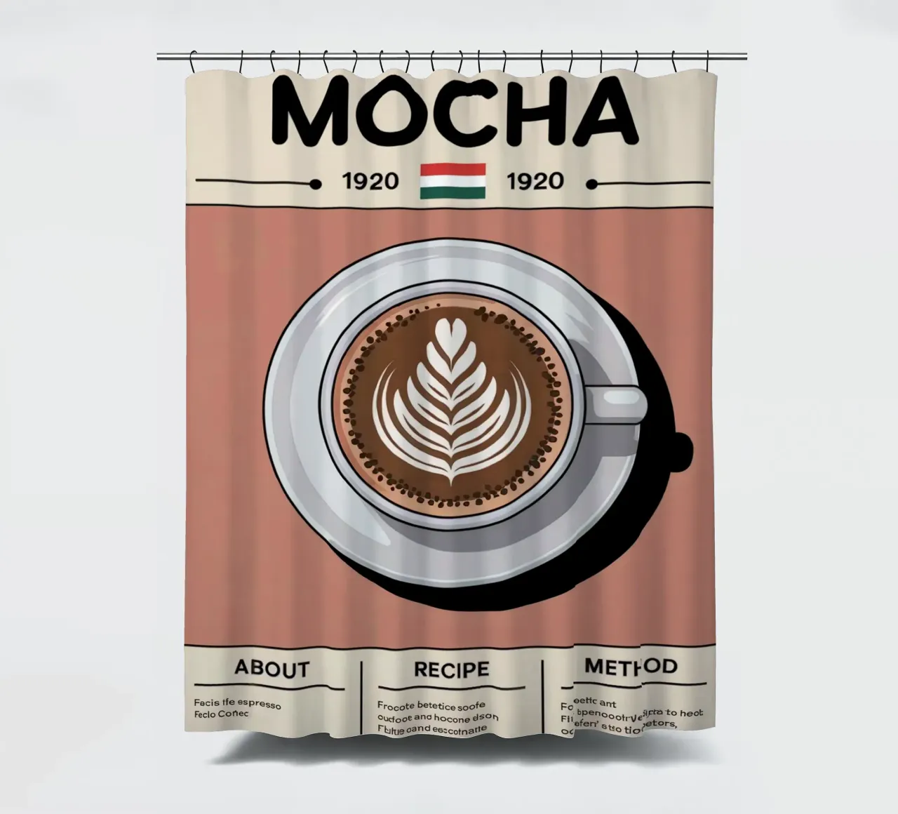 MOCHA tenda da doccia da Rick Thompson
