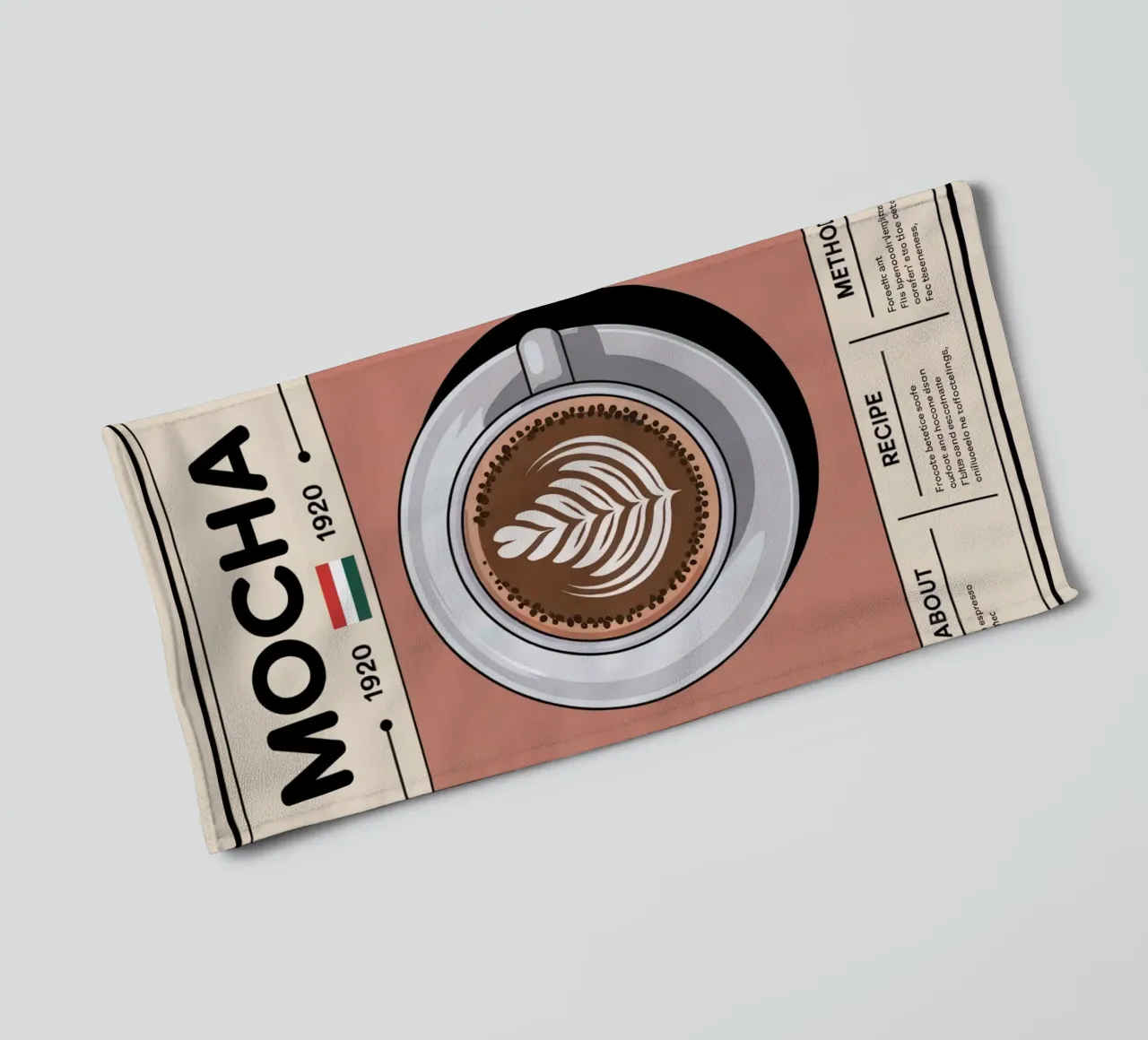 MOCHA asciugamano da bagno da Rick Thompson