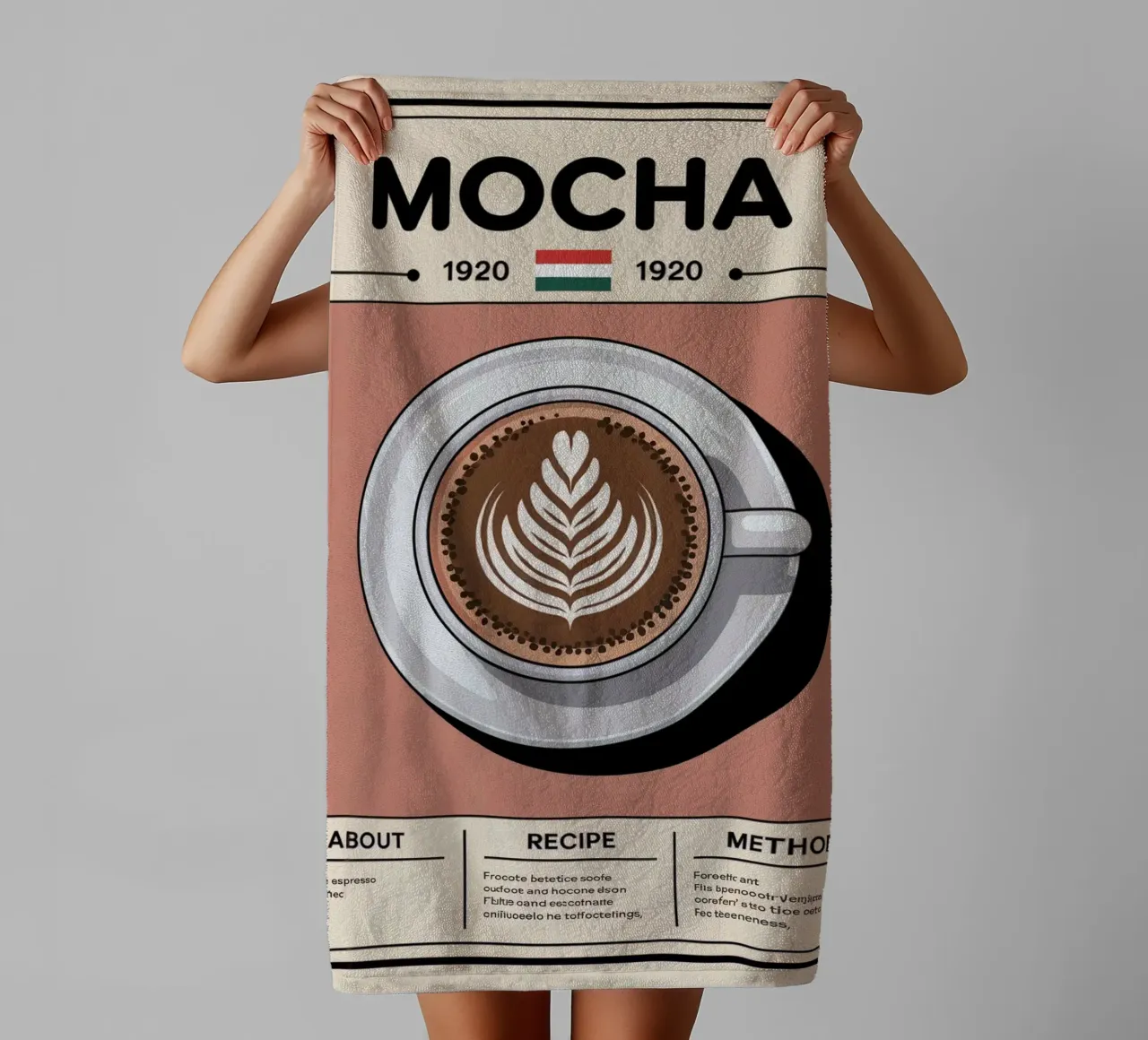 MOCHA asciugamano da bagno da Rick Thompson
