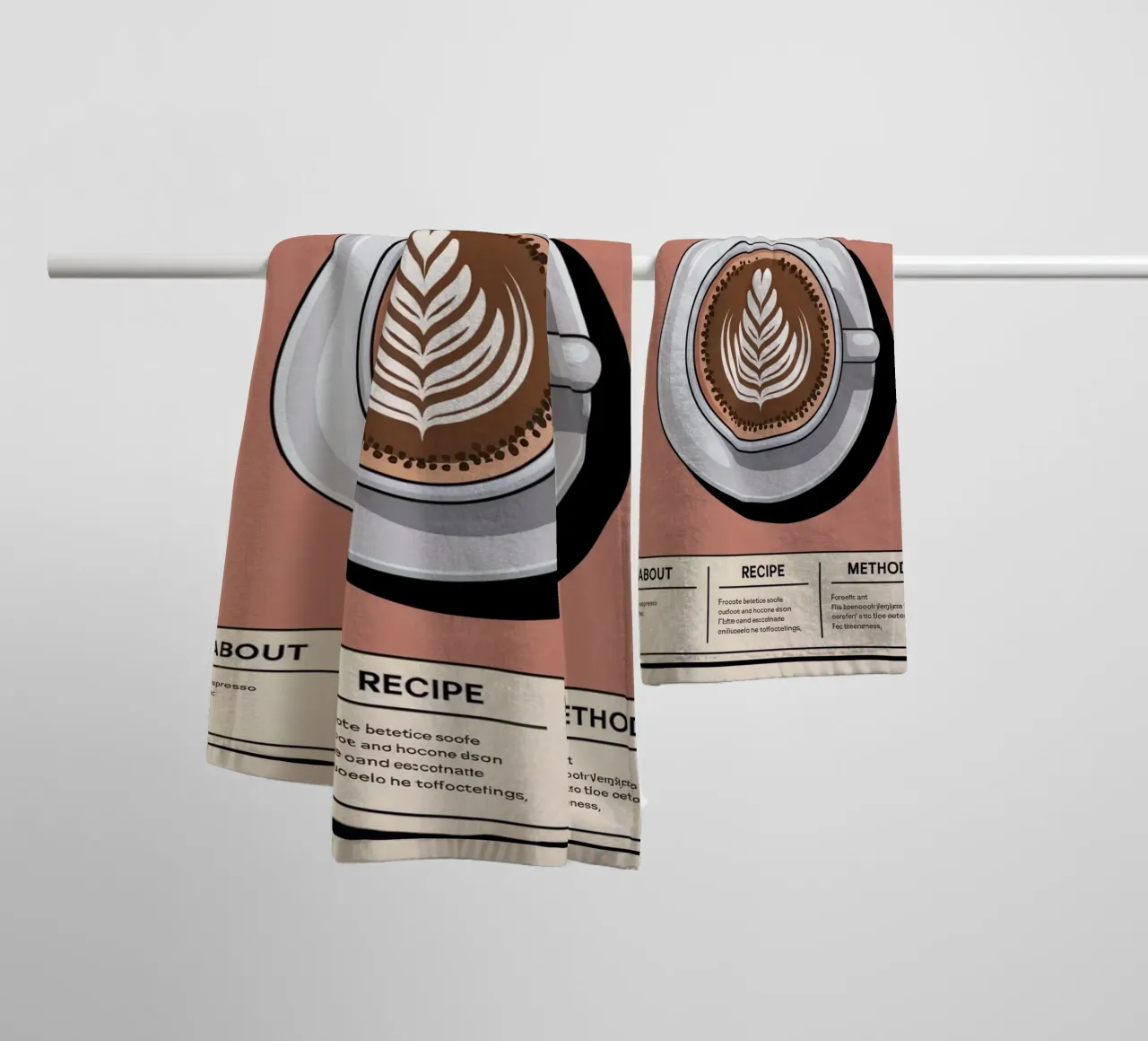 MOCHA asciugamano da bagno da Rick Thompson