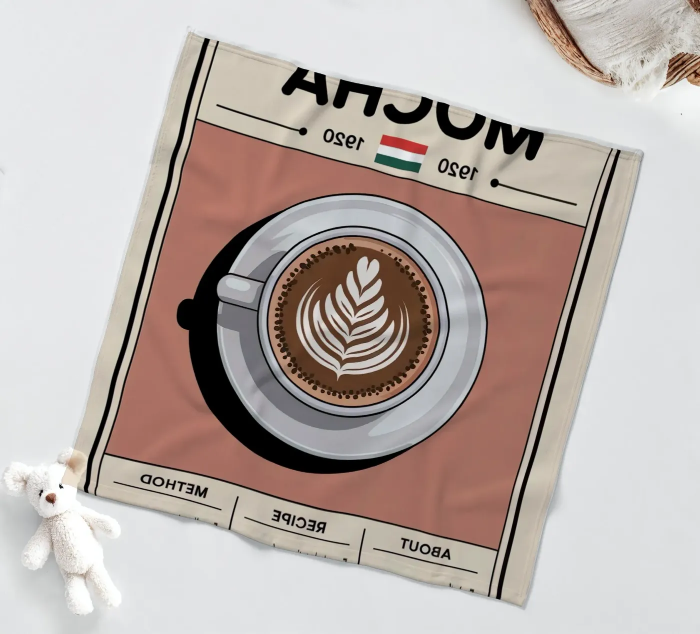 MOCHA fleecedeken van Rick Thompson