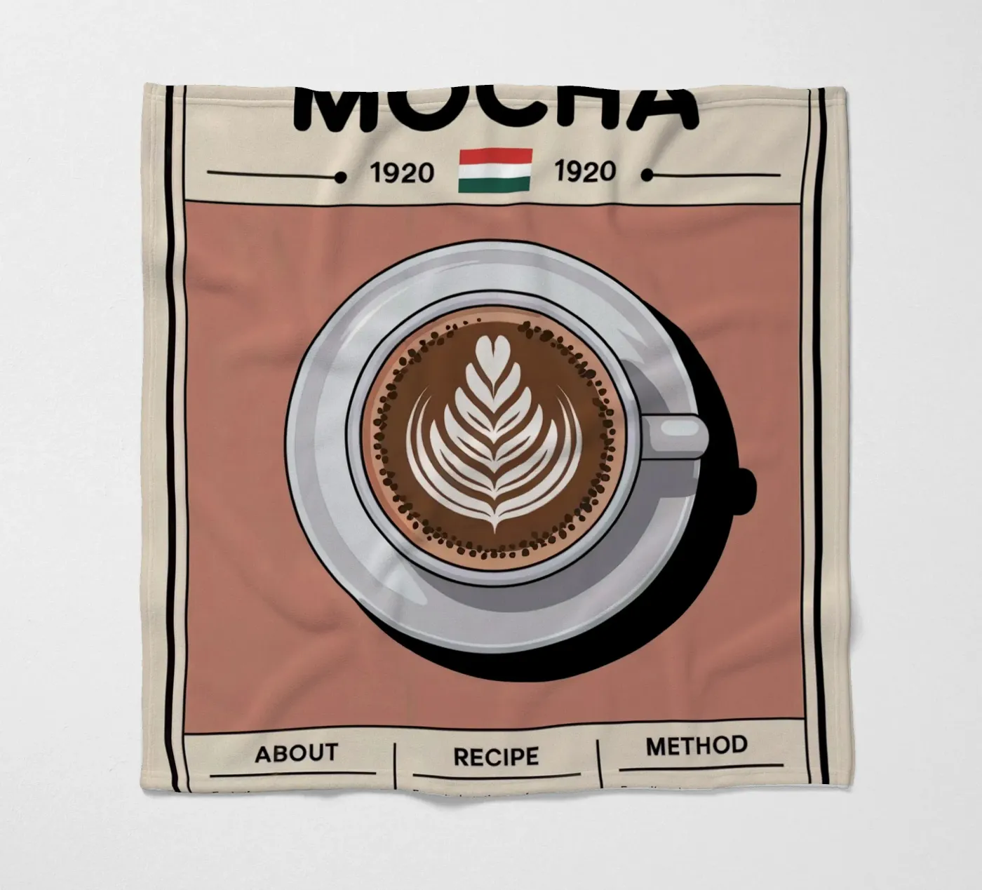 MOCHA fleecedeken van Rick Thompson