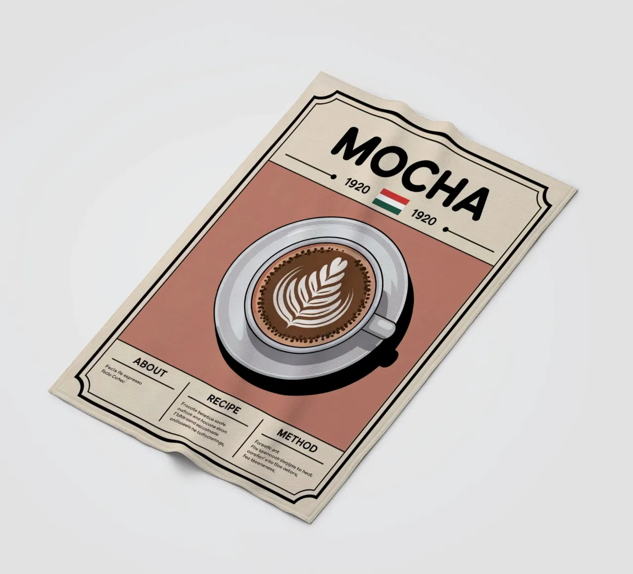 MOCHA coperta in pile da Rick Thompson