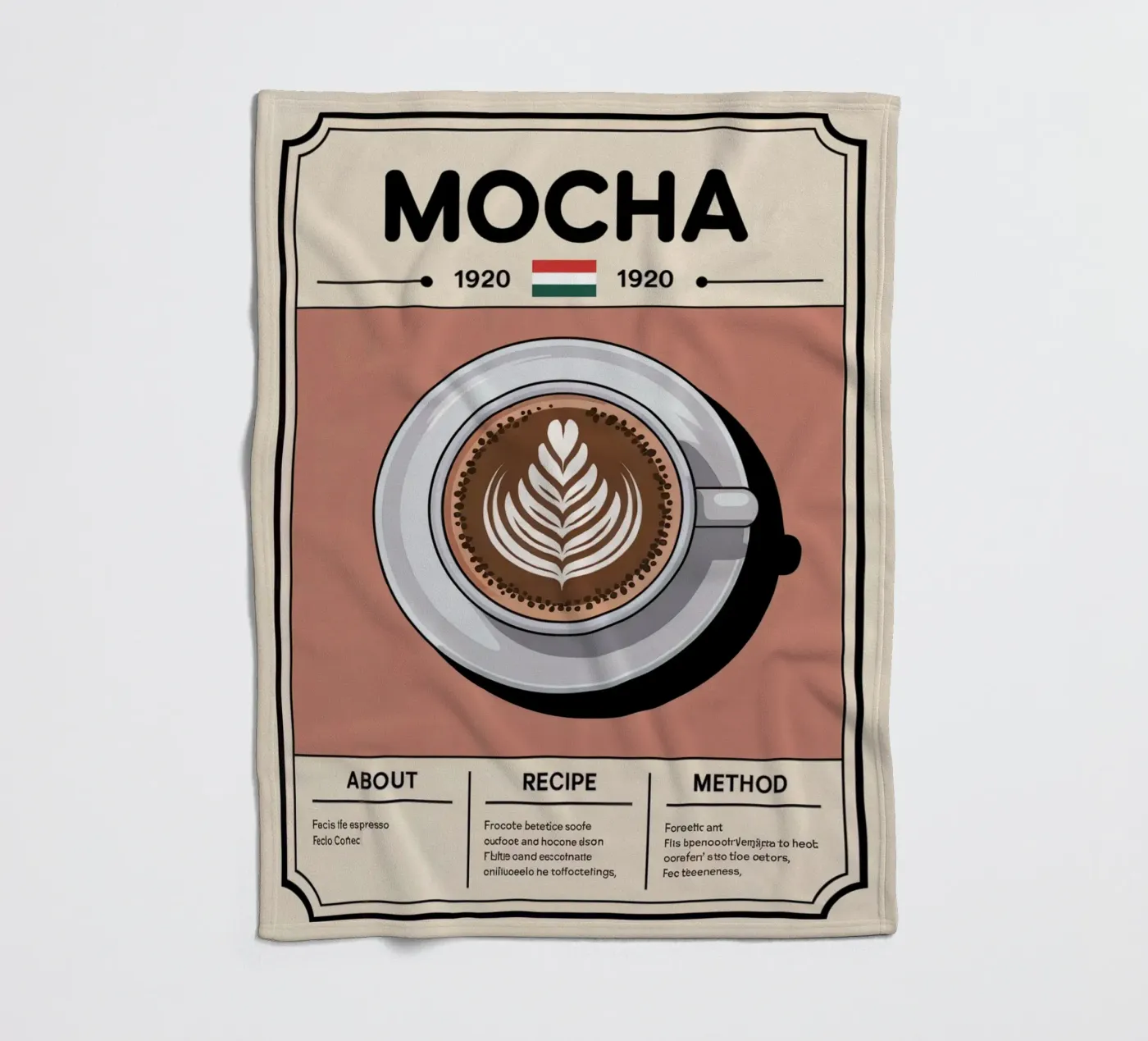 MOCHA fleecedeken van Rick Thompson