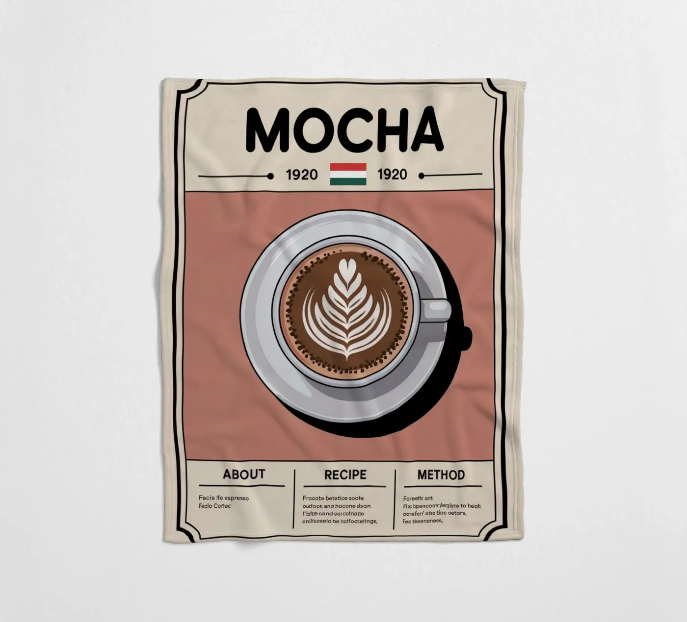 MOCHA fleecedeken van Rick Thompson