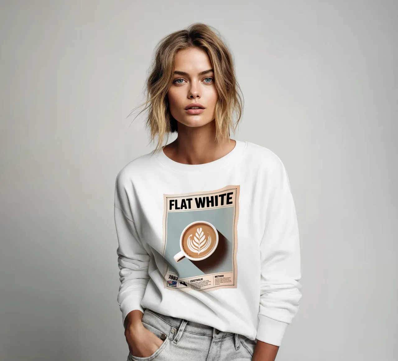 BIANCO PIATTO felpa da Rick Thompson