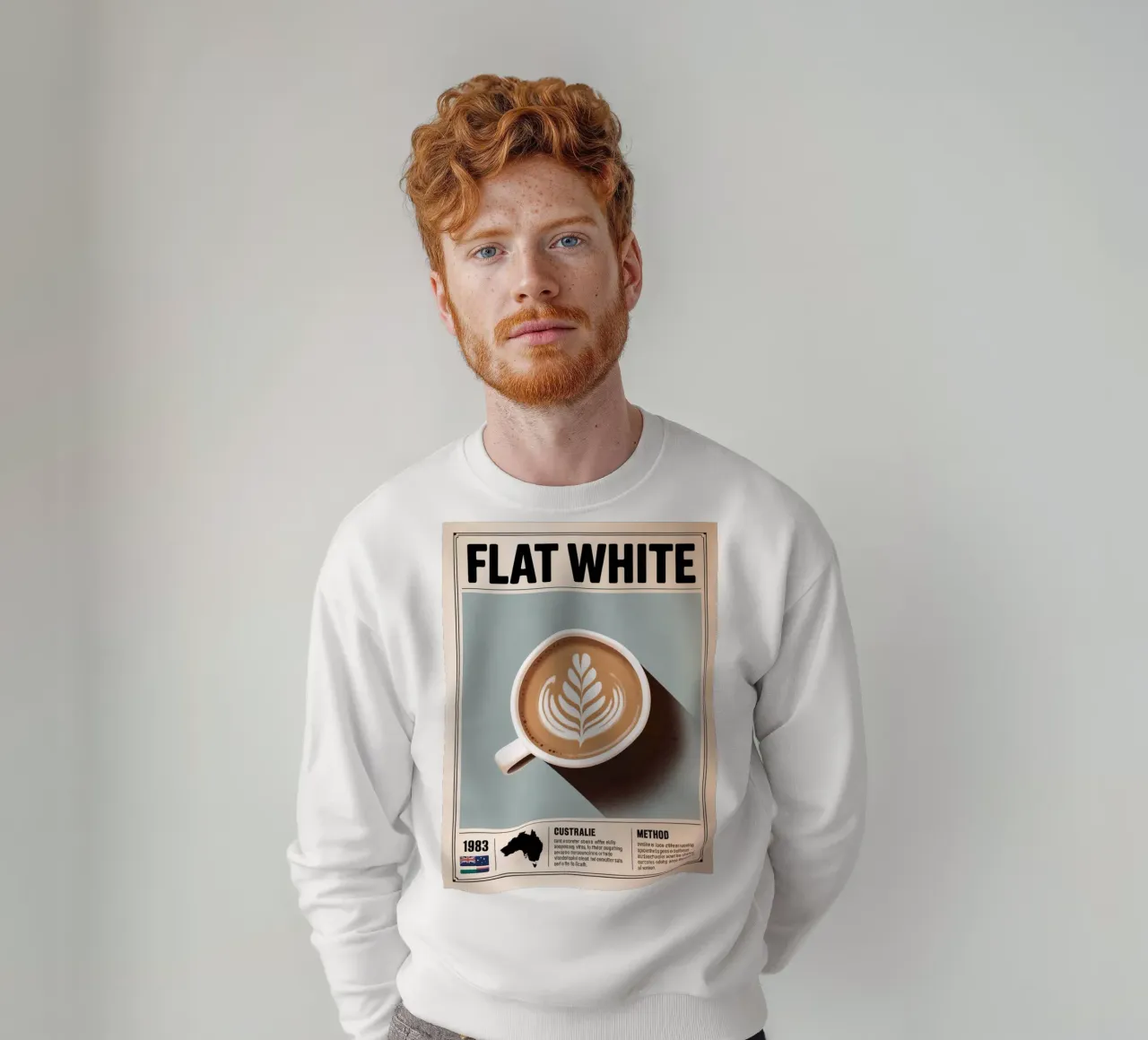 BIANCO PIATTO felpa da Rick Thompson