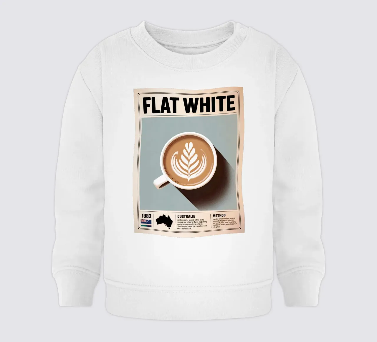 WIT PLAT baby sweatshirt van Rick Thompson